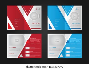 Creative & Unique Bifold Brochure in 2 color styles