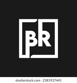 kreatives und einzigartiges BR-Brieflogo für Unternehmen