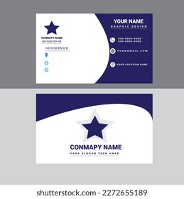 Diseño de tarjetas de visita única creativa