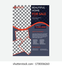 Creative unique business flyer, real estate flyer, broschüre, newsletter, broschüre, leaflet template illustrator a4 size for company