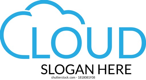 creative & unique cloud logo design.