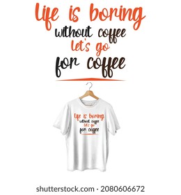 CREATIVE UNIQUE COFFEE T-SHIRT DESIGN