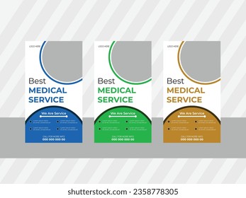 Diseño de limpieza de plantillas de estandares de anuncios publicitarios para uso de oficina, empresa y uso multipropósito