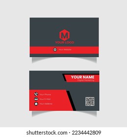 Creative and unique Double-sided Business Card Template 