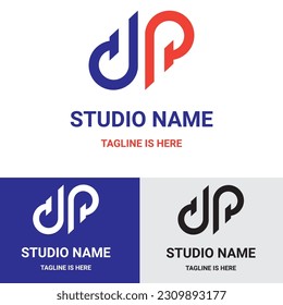 Creative  unique dp alphabet company logo	
