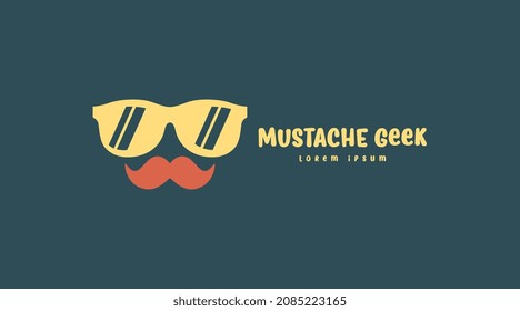 Concepto de logotipo geek creativo y único. Plantilla de logotipo de Geek People