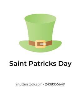 Creative and unique icon of st patrick day in modern design style