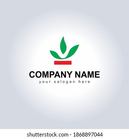 Ilustración de vectores de diseño con logotipo único creativo para su identidad empresarial. Increíble símbolo del logo de la marca con eslogan. Hermosa idea para el icono del logotipo. Monograma de la empresa para su símbolo de fábrica.