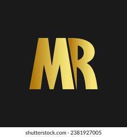 creative and unique MR letter logo for business company