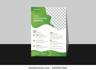 creative unique professional business flyer design