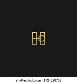 Creative unique stylish H initial based letter icon logo