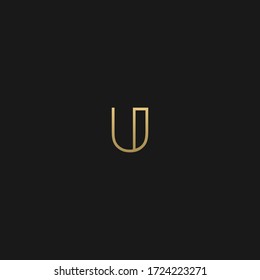 Creative unique stylish U initial based letter icon logo