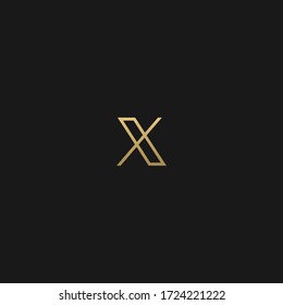 Creative unique stylish X initial based letter icon logo