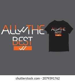 CREATIVE UNIQUE TEXT T-SHIRT DESIGN