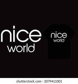 creative unique text t-shirt design