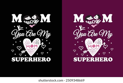 Creative Unique Trendy Mother vector Typography T-Shirt design for free download.