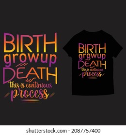 CREATIVE UNIQUE TYPOGRAPHY T-SHIRT DESIGN
