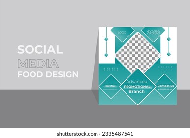 Kreative und einzigartige Vektor Business Marketing Social Media Post Design Vorlage.