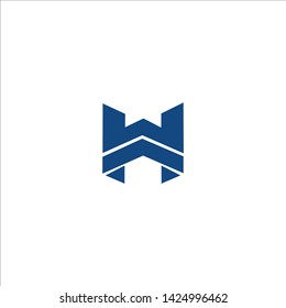 Creative unique WA logo modern stylish