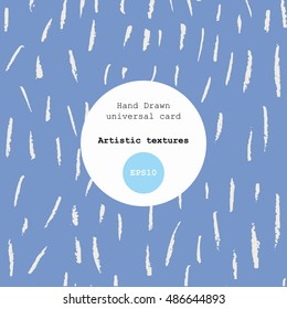 Creative universal abstract bright card. Hand Drawn textures/ Artistic doodles. Pattern for design cards, T-shirt prints, posters, invitations, wallpapers.