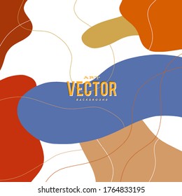 Creative universal artistic card. Design for print, wedding, anniversary, birthday, Valentine's day, party invitation, poster, card, etc. Creative doodle art header with different shapes and lines.