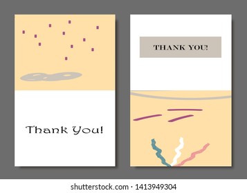 Creative universal artistic cards. Trendy Graphic Design for banner, poster, invitation, cover, placard, brochure, header.