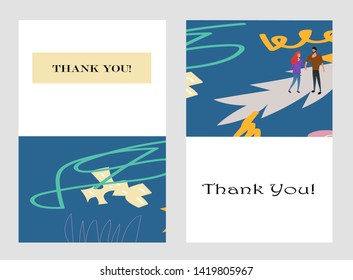 Creative universal artistic cards. Trendy Graphic Design for banner, poster, invitation, cover, placard, brochure, header.