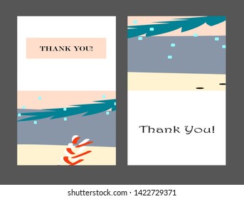 Creative universal artistic cards. Trendy Graphic Design for banner, poster, invitation, cover, placard, brochure, header.