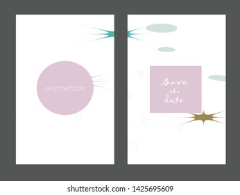 Creative universal artistic cards. Trendy Graphic Design for banner, poster, invitation, cover, placard, brochure, header.