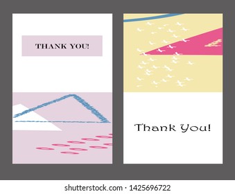 Creative universal artistic cards. Trendy Graphic Design for banner, poster, invitation, cover, placard, brochure, header.