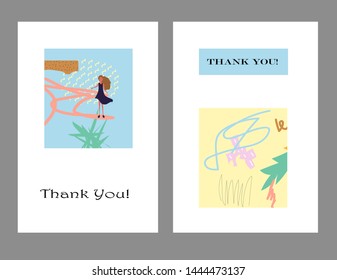 Creative universal artistic cards. Trendy Graphic Design for banner, poster, invitation, cover, placard, brochure, header.