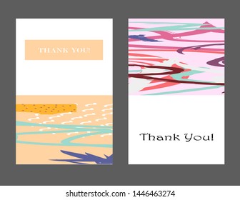 Creative universal artistic cards. Trendy Graphic Design for banner, poster, invitation, cover, placard, brochure, header.