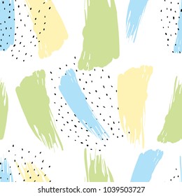 Creative universal artistic floral background. Hand Drawn textures. Trendy Graphic Design for banner, poster, card, cover, invitation, placard, brochure or header. Art