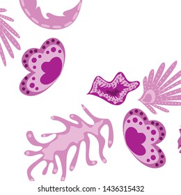 Creative universal artistic floral background. Trendy Graphic Design for banner, poster, cover.