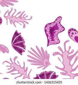 Creative universal artistic floral background. Trendy Graphic Design for banner, poster, cover.