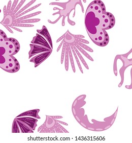 Creative universal artistic floral background. Trendy Graphic Design for banner, poster, cover.