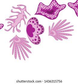 Creative universal artistic floral background. Trendy Graphic Design for banner, poster, cover.