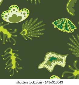 Creative universal artistic floral background. Trendy Graphic Design for banner, poster, cover.