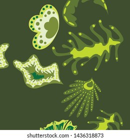 Creative universal artistic floral background. Trendy Graphic Design for banner, poster, cover.