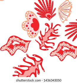 Creative universal artistic floral background. Trendy Graphic Design for banner, poster, cover.