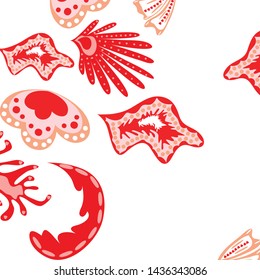 Creative universal artistic floral background. Trendy Graphic Design for banner, poster, cover.