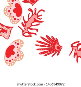 Creative universal artistic floral background. Trendy Graphic Design for banner, poster, cover.