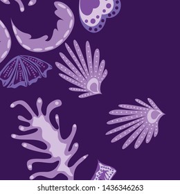Creative universal artistic floral background. Trendy Graphic Design for banner, poster, cover.