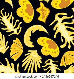 Creative universal artistic floral background. Trendy Graphic Design for banner, poster, cover.