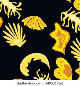 Creative universal artistic floral background. Trendy Graphic Design for banner, poster, cover.
