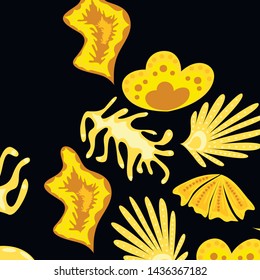 Creative universal artistic floral background. Trendy Graphic Design for banner, poster, cover.