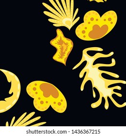 Creative universal artistic floral background. Trendy Graphic Design for banner, poster, cover.