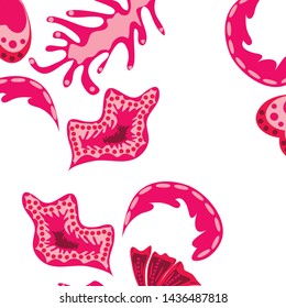 Creative universal artistic floral background. Trendy Graphic Design for banner, poster, cover.
