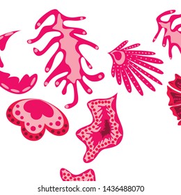 Creative universal artistic floral background. Trendy Graphic Design for banner, poster, cover.