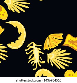 Creative universal artistic floral background. Trendy Graphic Design for banner, poster, cover.